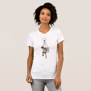 Hanging Planter Macrame Jungle House Plants T-Shirt