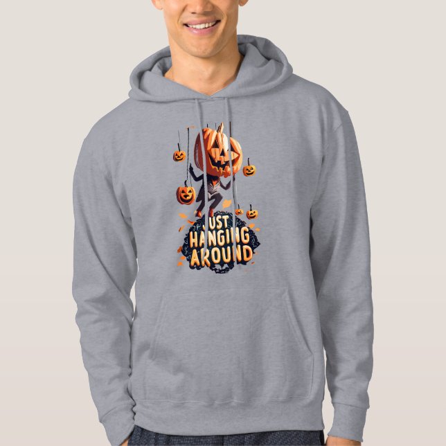Hanging Pumpkin Comedy Show Hoodie (Front)