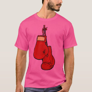 Hanging Red Boxing Gloves  T-Shirt