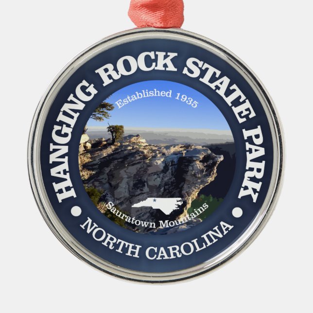 Hanging Rock SP Metal Tree Decoration (Front)