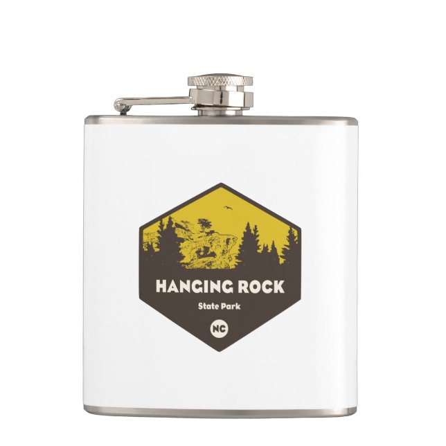 Hanging Rock State Park, North Carolina Hip Flask (Front)