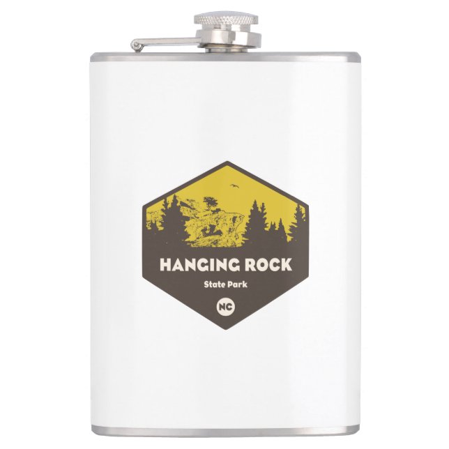 Hanging Rock State Park, North Carolina Hip Flask (Front)