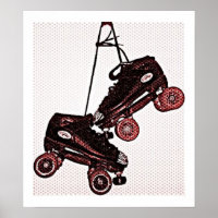 Hanging Skates Pop Art Dubbed Canvas