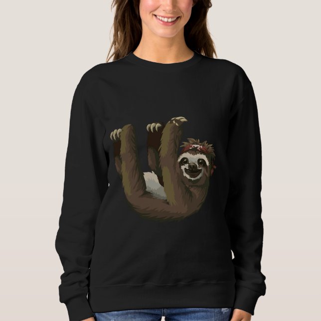 Hanging Sloth  84 Sweatshirt (Front)