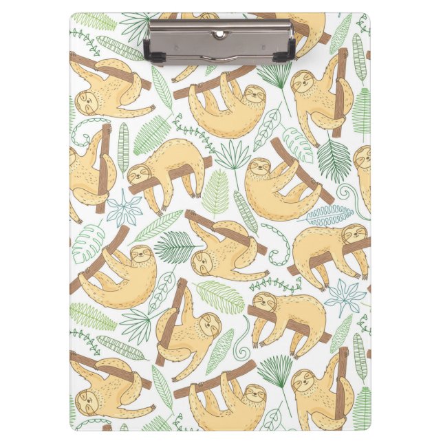 Hanging Sloths Clipboard (Front)