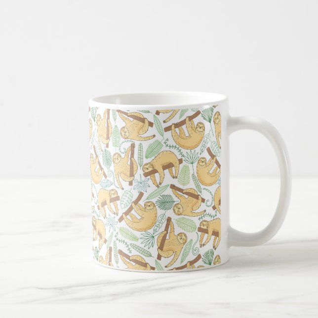 Hanging Sloths Coffee Mug (Right)