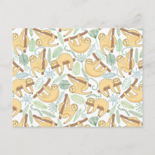 Hanging Sloths Postcard