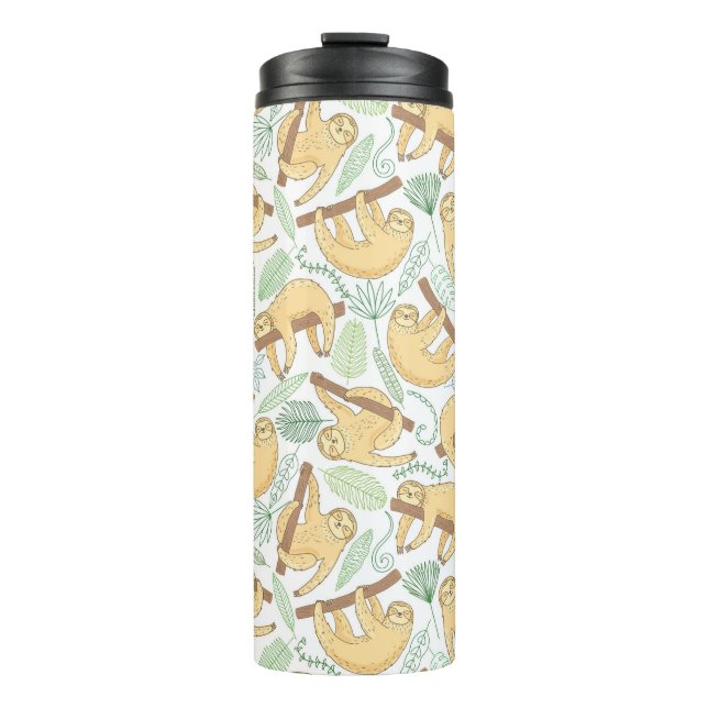 Hanging Sloths Thermal Tumbler (Front)