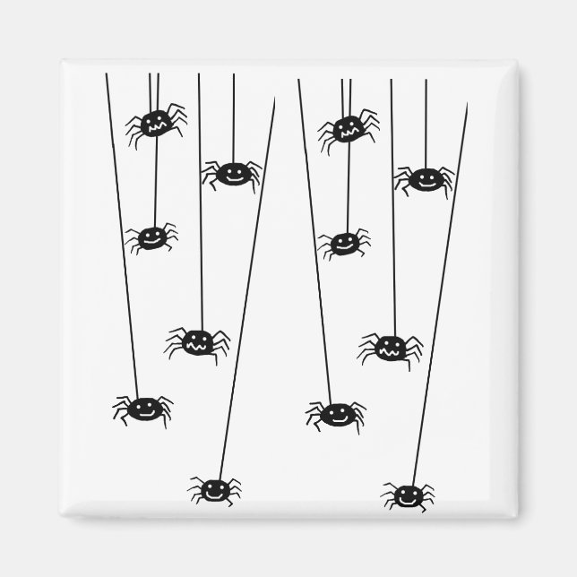 Hanging Spiders magnet (Front)