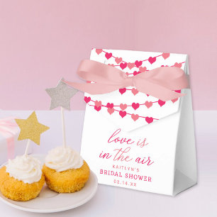 Hanging String Love Hearts Bridal Shower Favour Box