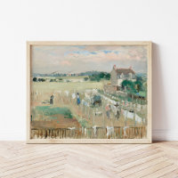 Hanging the Laundry Out to Dry | Berthe Morisot