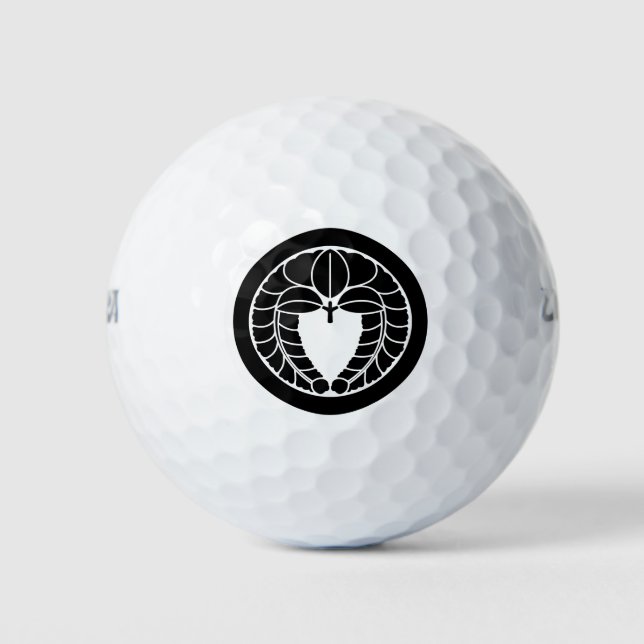 Hanging wisteria in circle golf balls (Front)