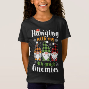 Hanging With Gnomies Gnome Christmas Xmas Funny US T-Shirt