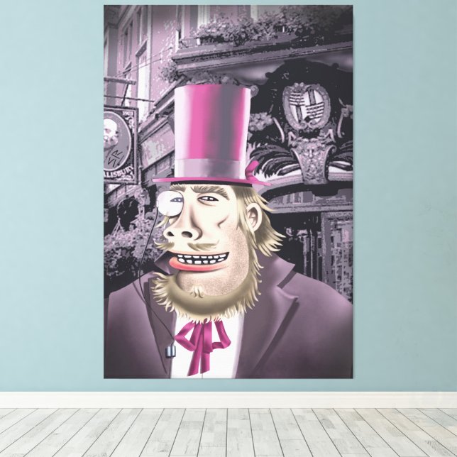 Hanging With Hyde canvas print (Insitu(Wood Floor))
