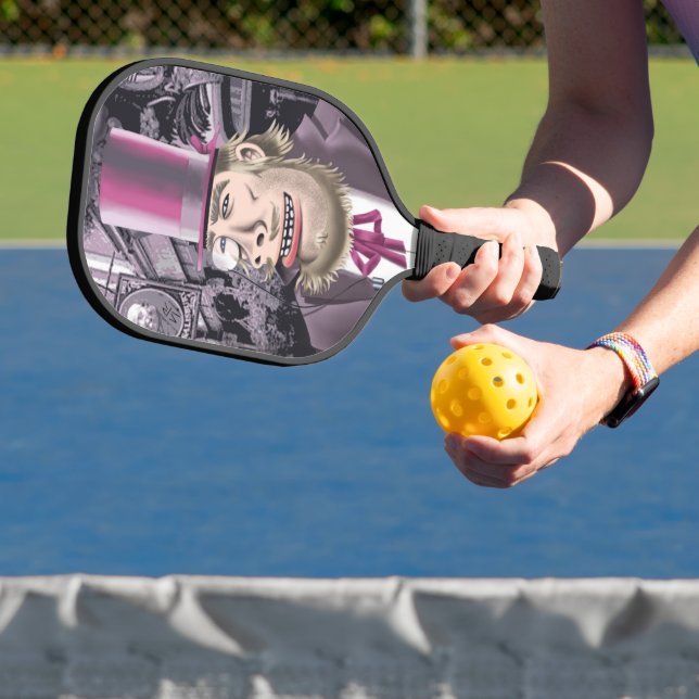 Hanging With Hyde pickleball paddle carbon (Insitu)