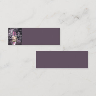 Hanging With Hyde purple mini business card