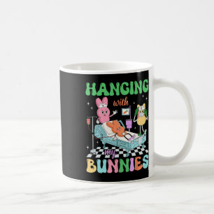 Hanging With My Bunnies School Nurses Retro Easter Coffee Mug
