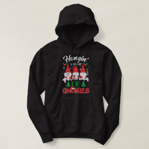 Hanging With My ER Gnomies Nurse Christmas Santa Hoodie