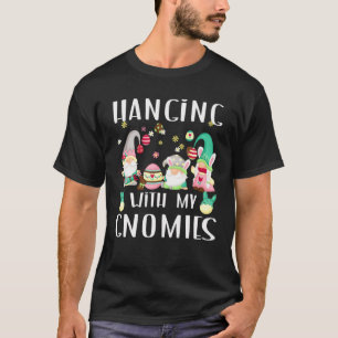 Hanging With My Gnomies For Women With Cute Easter T-Shirt