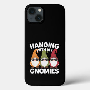 Hanging With My Gnomies Funny Garden Gnome iPhone 13 Case