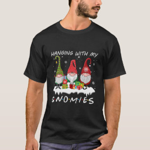 Hanging With My Gnomies Gnome Pajamas Pj T-Shirt