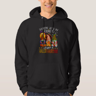 Hanging With My Gnomies Happy Hallothanksmas Gnome Hoodie