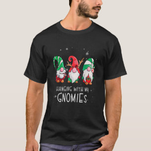 Hanging With My Gnomies Nordic Santa Gnome Christm T-Shirt