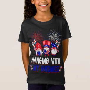 Hanging With My Gnomies Puzzle Autism Awareness Ou T-Shirt