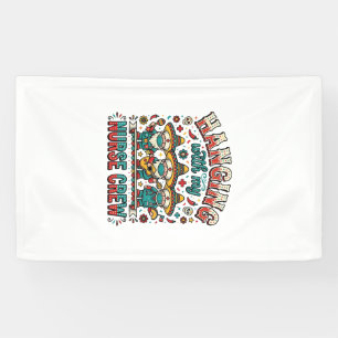 Hanging With My Nurse Crew Fiesta Nurse Shirt Desi Banner