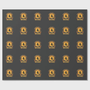 Hanging With My Witches Halloween Design (2) Wrapping Paper