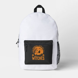 Hanging With My Witches Halloween Design (3) Printed Backpack