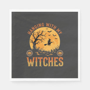 Hanging With My Witches Halloween Napkin