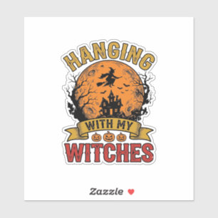 Hanging With My Witches Halloween Vintage Shirt De