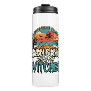 Hanging With My Witches Vintage Halloween Design_1 Thermal Tumbler