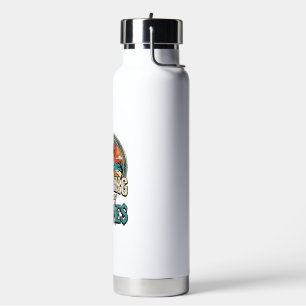 Hanging With My Witches Vintage Halloween Design_1 Water Bottle