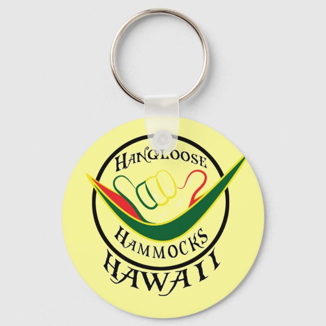 HANGLOOSE HAMMOCKS HAWAII-SHAKKA KEY CHAIN (Front)