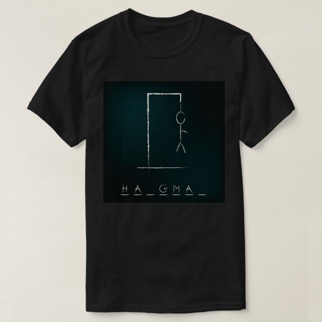 Hangman game T-Shirt (Design Front)