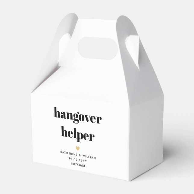  Hangover Helper Recovery Kit Favour Box (Back Side)