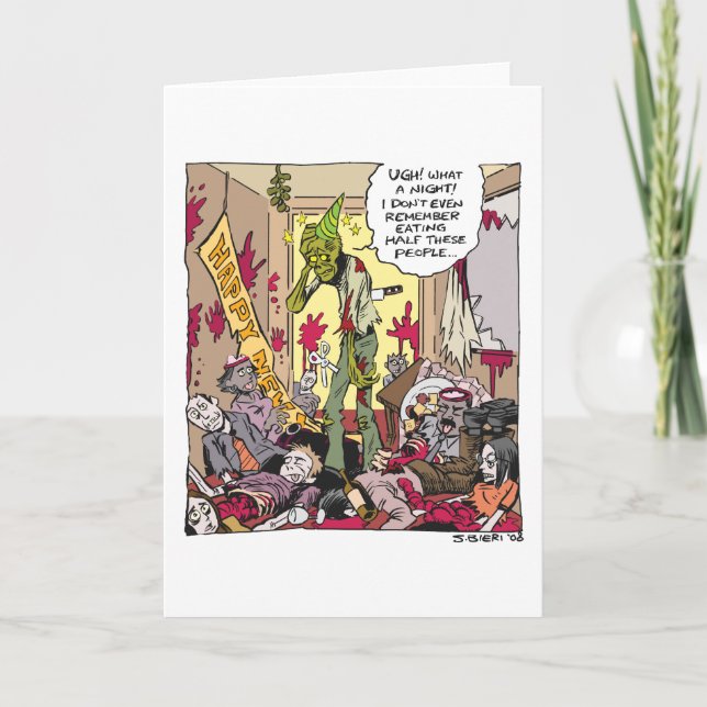 Hangover Holiday Card (Front)