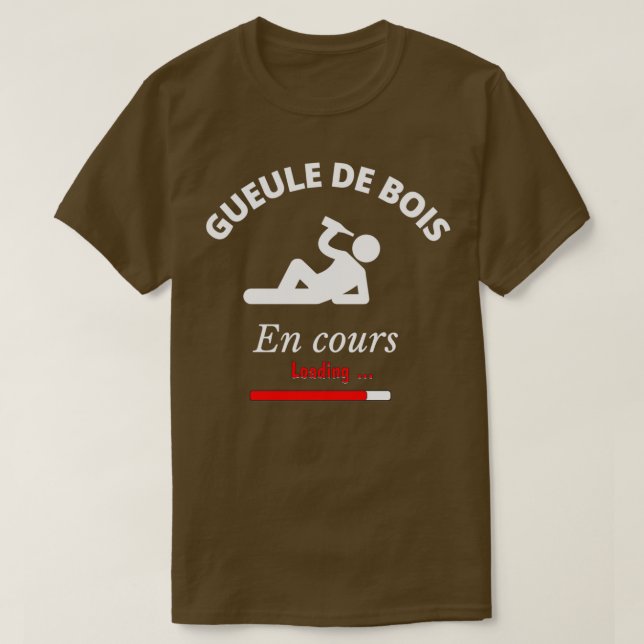 Hangover in progress T-Shirt (Design Front)
