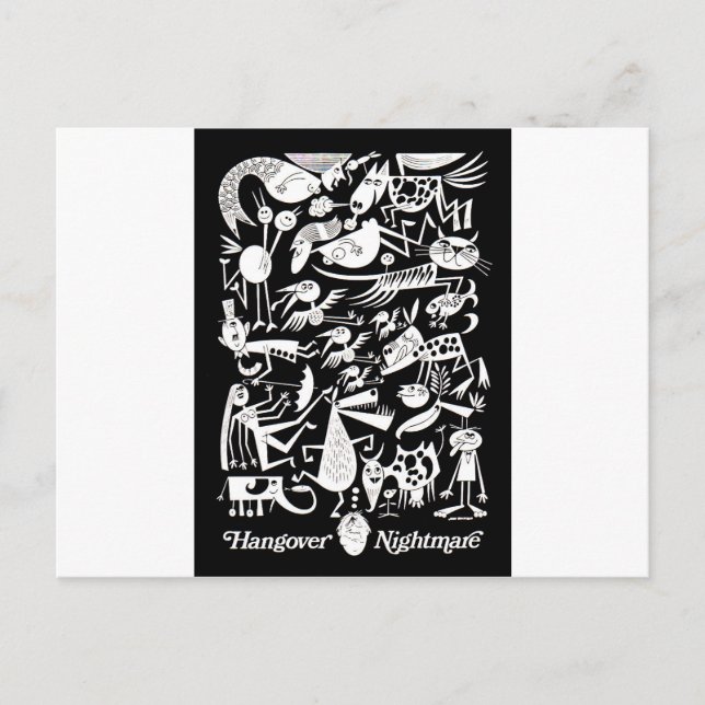 Hangover Nightmare Postcard (Front)