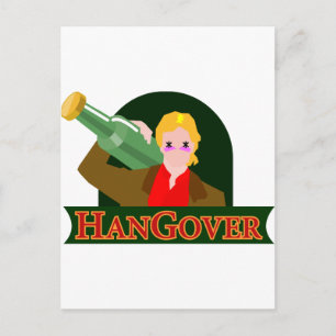 hangover postcard