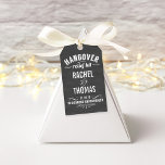 Hangover Relief Kit | Chalkboard Wedding Favour Gift Tags<br><div class="desc">Send your guests home with everything they'll need to recover from the big night! Put together essentials like pain reliever, water, and snacks, and label the care packages with these fun gift tags. Brushed grey chalkboard tags feature "Hangover Relief Kit -- In Sickness and in Health" in white vintage apothecary...</div>