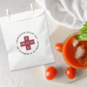 Hangover Relief Kit Wedding Favour Bags