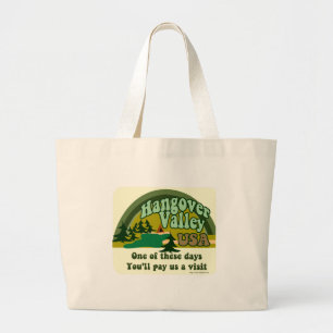 Hangover Valley USA Large Tote Bag