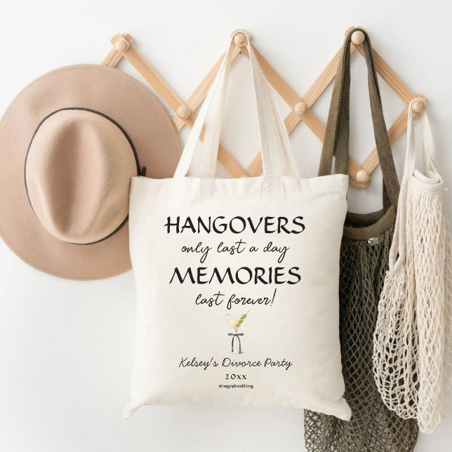 Hangovers & Memories Unwedding Divorce  Tote Bag (Hangovers & Memories Unwedding Divorce Tote Bag)