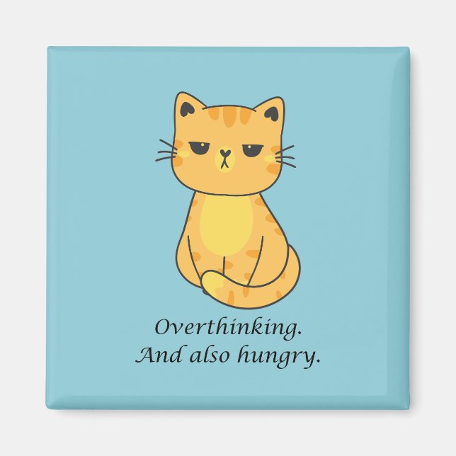 Hangry Cat Magnet (Front)