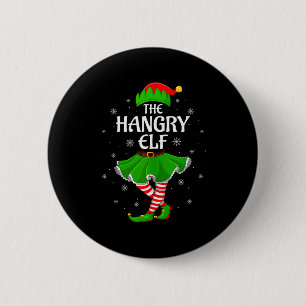 Hangry Elf Christmas Family Girls Women Elf Squad 6 Cm Round Badge