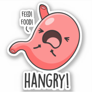 Hangry Funny Hungry Angry Stomach Pun
