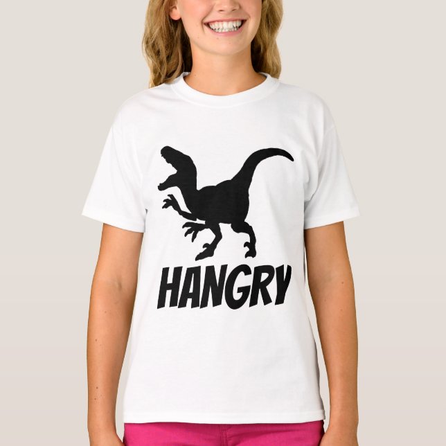 HANGRY (HUNGRY/ANGRY) Funny Kids T-shirts (Front)